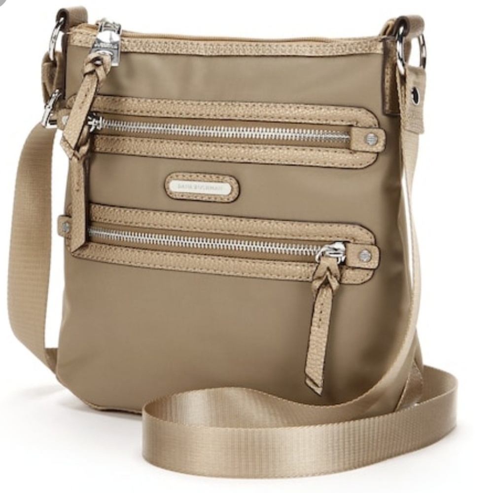 NWT* Dana Buchman Christina Crossbody Khaki Bronz